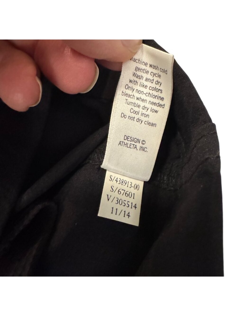 Athleta Black Skort Women's Size 6 Elastic Waist Inside Stretch Shorts Pockets - Picture 14 of 16